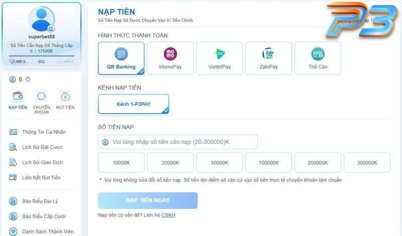 Hướng Dẫn Nạp Tiền P3 An Toàn Cho Người Mới Bắt Đầu 2 QR Banking là một trong những phương thức nạp tiền P3 phổ biến nhất