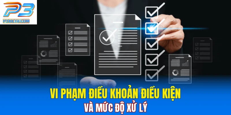 Điều Khoản Và Điều Kiện 5 Vi phạm điều khoản điều kiện và mức độ xử lý